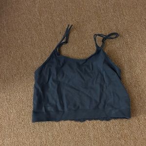 Navy blue crop top/ bralette from target